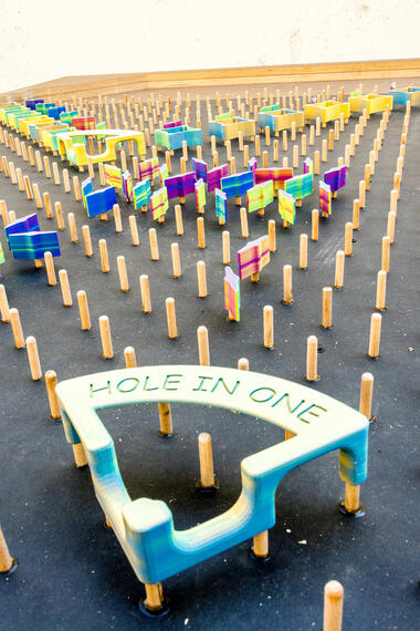 Giant Plinko Board